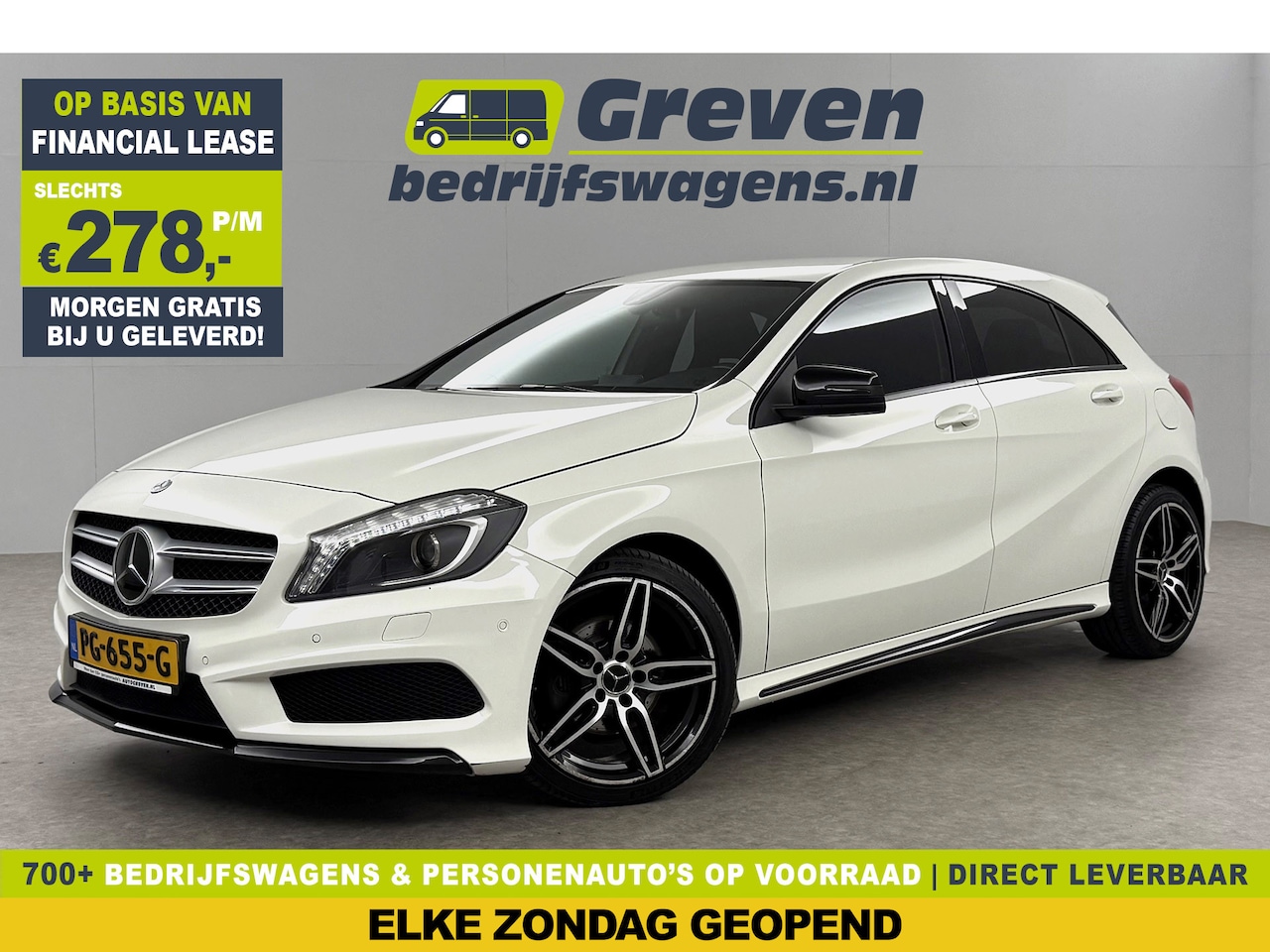 Mercedes-Benz A-klasse - 180 Ambition Automaat Airco LED Cruise PDC 18"LMV - AutoWereld.nl