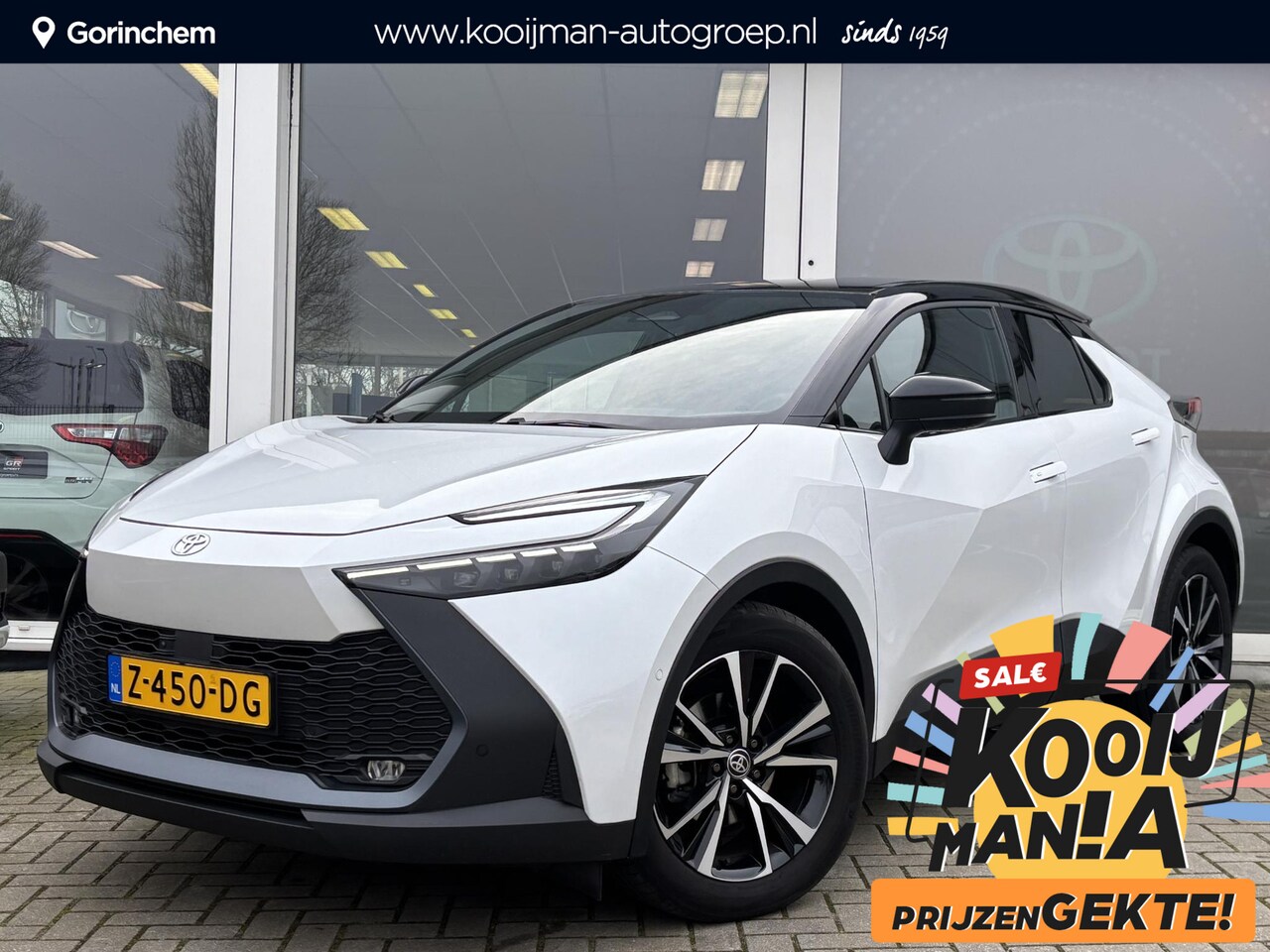 Toyota C-HR - 1.8 Hybrid 140 First Edition | Zwart dak | Elek. achterklep | Blindspot | 360 Camera | Ada - AutoWereld.nl