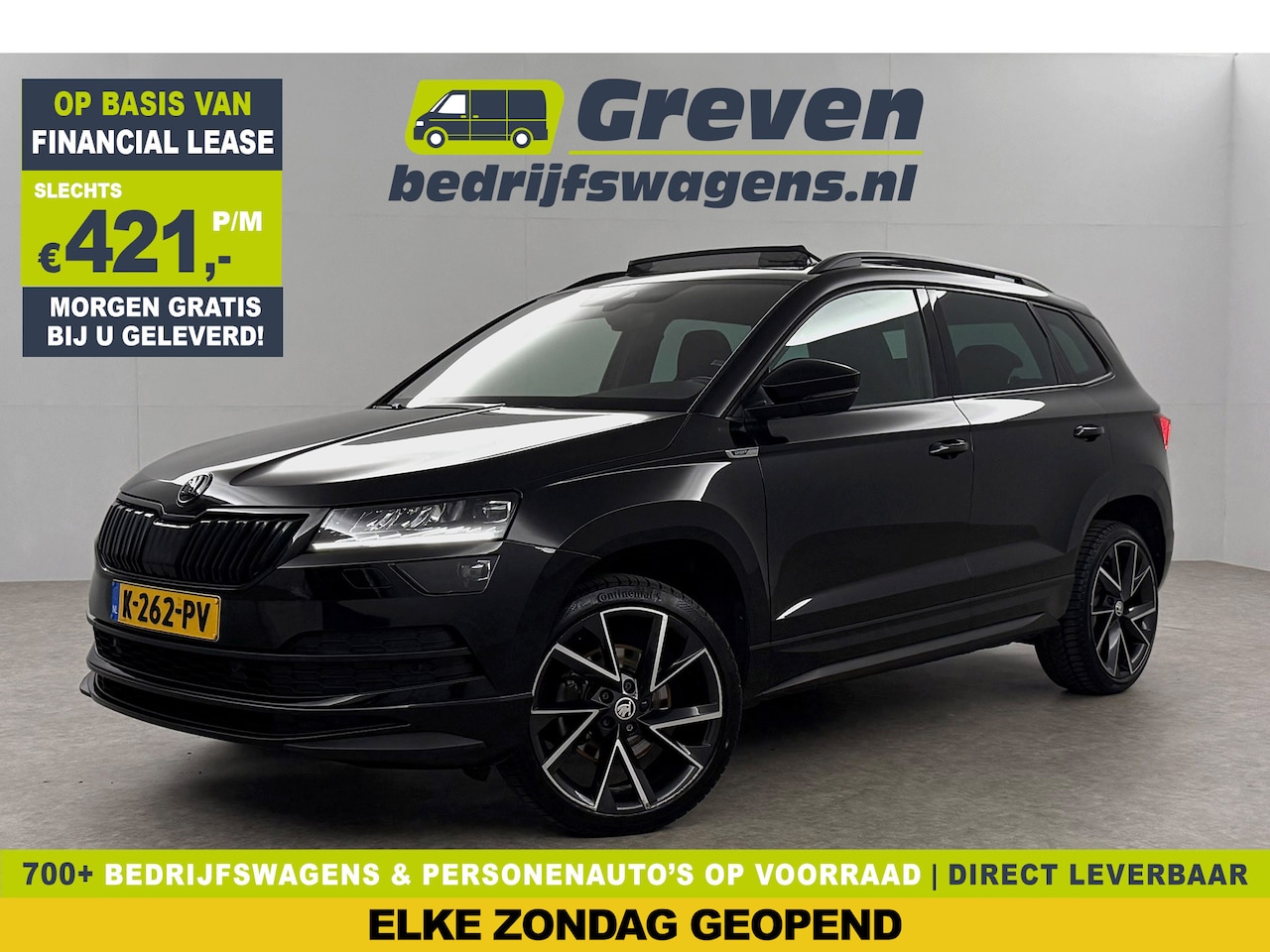 Skoda Karoq - 1.5 TSI ACT 150PK Sportline DSG Pano Sfeer Trekhaak LED Virtual Camera Carplay Clima Cruis - AutoWereld.nl