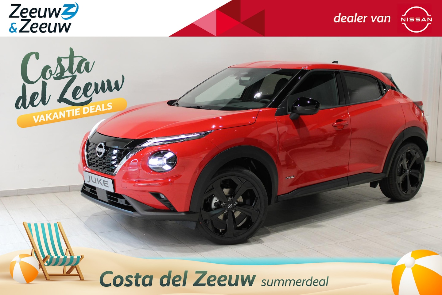 Nissan Juke - 1.6 Hybrid Tekna |  Intelligent Cruise Control |  Blind Spot Warning | Apple Car en Androi - AutoWereld.nl