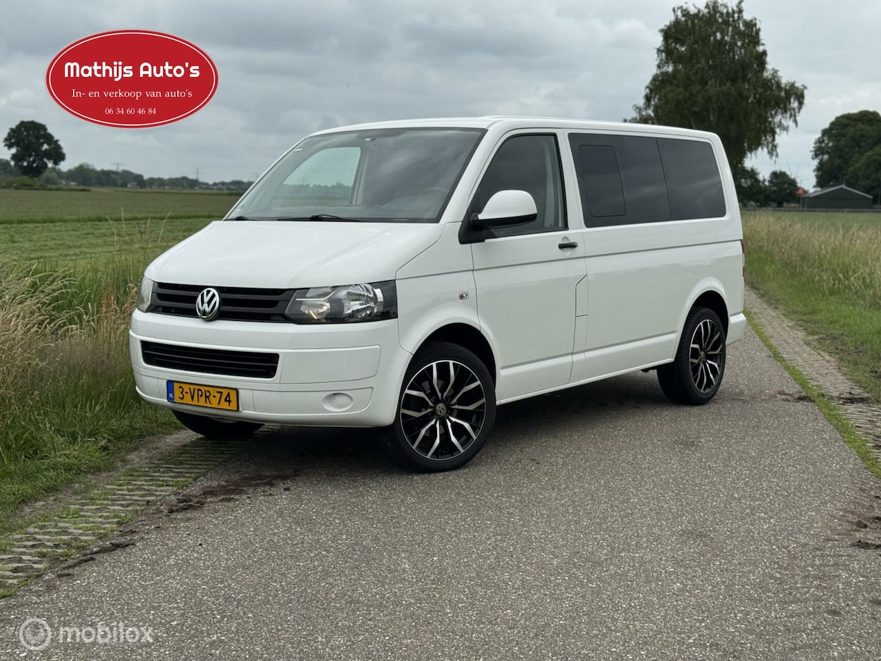 Volkswagen Transporter - 2.0 TDI 140pk Dubbelcabine Airco! Comfortline goed onderhouden! - AutoWereld.nl