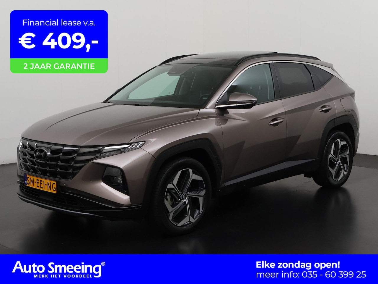 Hyundai Tucson - 1.6 T-GDI HEV Premium Sky | Panoramadak | Leder | 360 Camera | Zondag Open! - AutoWereld.nl