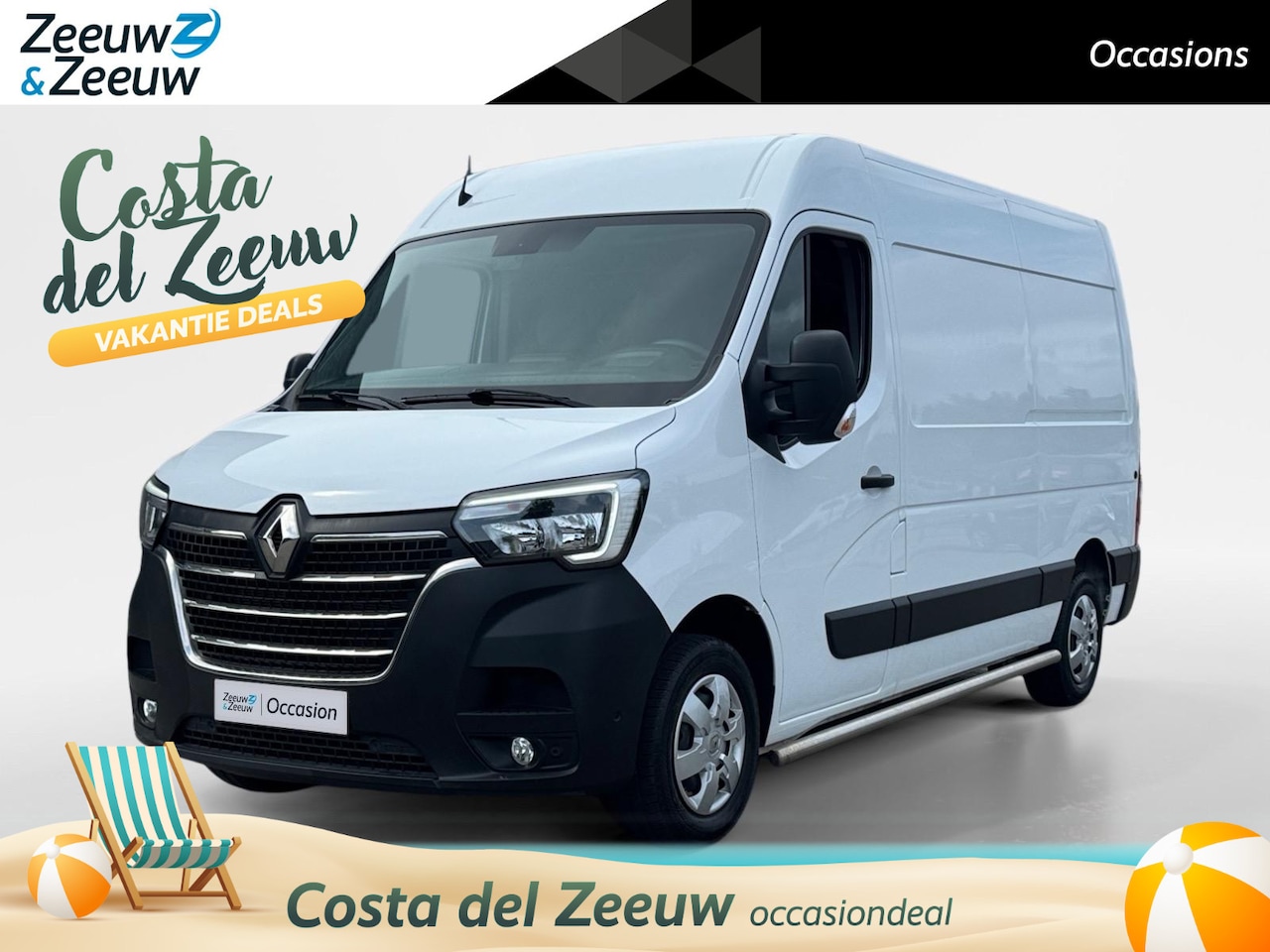 Renault Master - 2.3 - 135PK T35 dCi L2H2 Work Edition | BPM VRIJ | Navi | Trekhaak | Camera | Airco | Crui - AutoWereld.nl