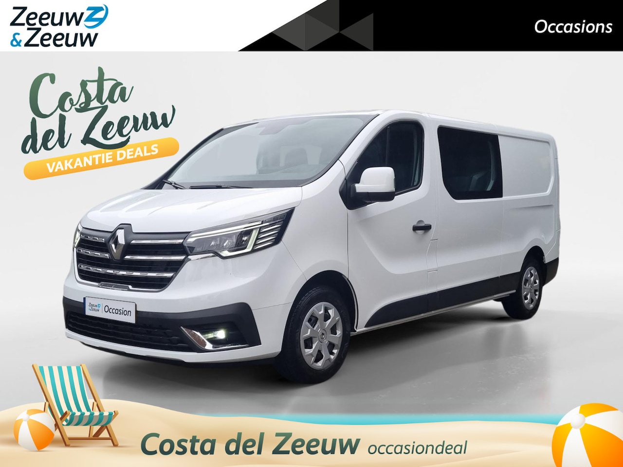 Renault Trafic - 2.0 Blue dCi 110 T29 L2H1 Start DC * Trekhaak * Cruise control * Apple carplay / Android a - AutoWereld.nl