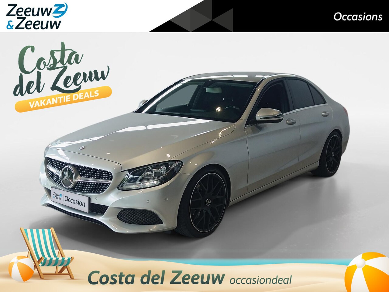 Mercedes-Benz C-klasse - 180 Ambition *Automaat*Navigatie*Climate*Parkeersensoren*LM.Velgen*VOL OPTIES! - AutoWereld.nl