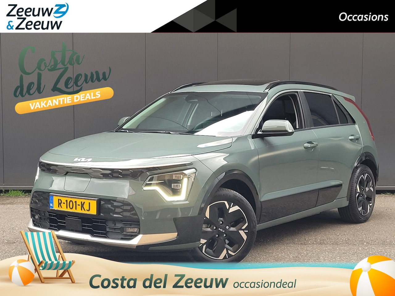 Kia Niro EV - DynamicPlusLine 64.8 kWh 1e Eigenaar | Dealer onderhouden | Navi | Apple Carplay/Android A - AutoWereld.nl