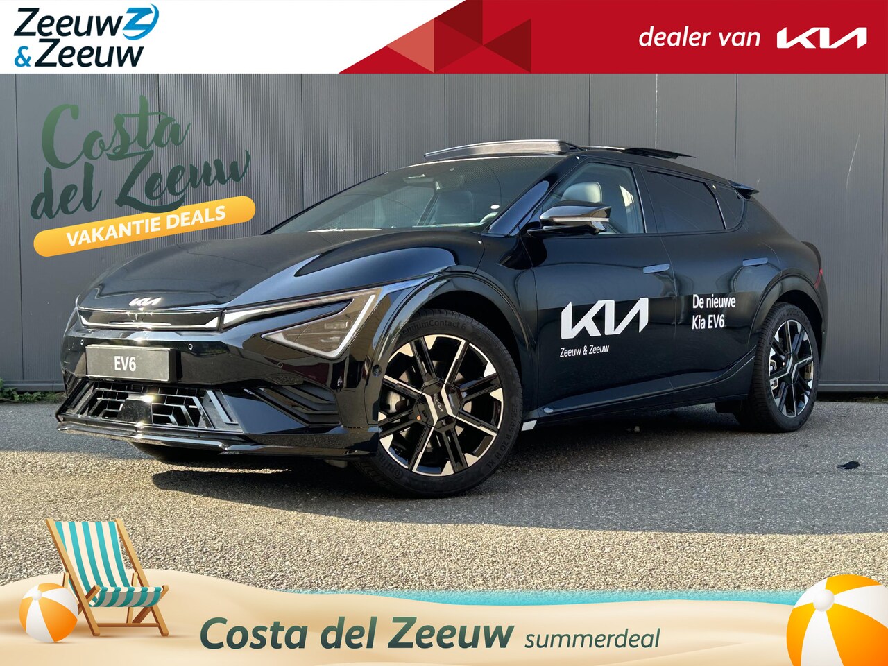Kia EV6 - GT-Line RWD 84 kWh TOT 5000,- EURO ACTIEKORTING + 500,- EURO KORTING OP KIA LAADPAAL | Nie - AutoWereld.nl