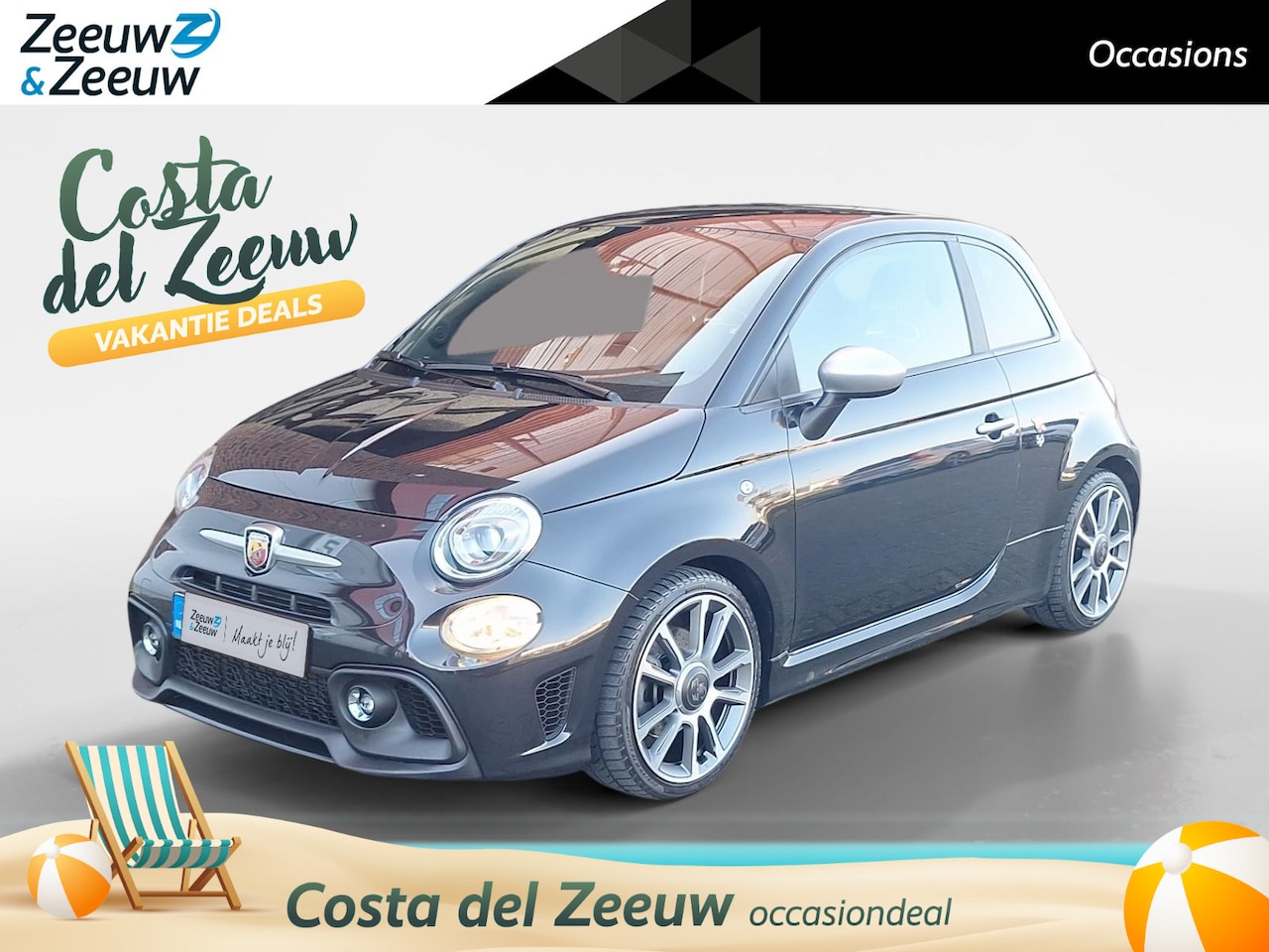 Abarth 595 - 1.4 T-Jet Abarth Turismo |Navi| Apple carplay/Android auto| Lederen bekleding | PDC achter - AutoWereld.nl