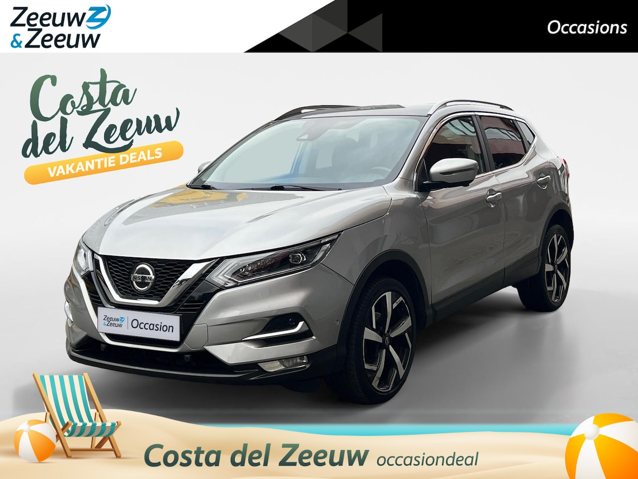 Nissan Qashqai - 1.3 DIG-T Tekna | 360 graden camera | Panorama dak | Stoelverwarming | Adaptive Cruise Con - AutoWereld.nl