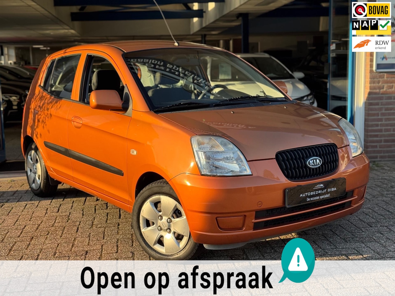 Kia Picanto - 1.0 LXE 2005 Oranje AIRCO APK NAP - AutoWereld.nl