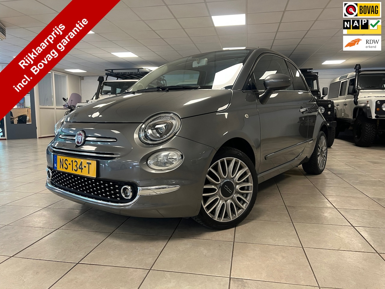 Fiat 500 - 1.2 500 Panoramadak. Rijklaar incl. 6 maanden BOVAG garantie & nieuwe distributiesnaar - AutoWereld.nl
