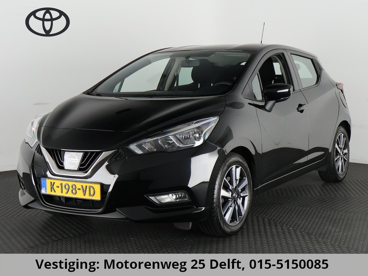 Nissan Micra - 1.0L ACENTA BLACKLINE .CARPLAY NAVI. CAMERA . GARANTIE TOT 9-2028** - AutoWereld.nl