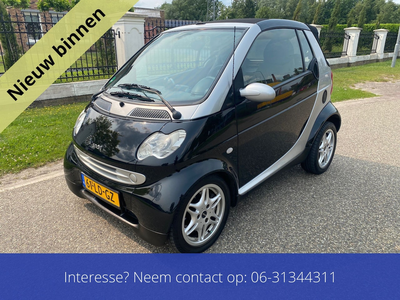 Smart Cabrio - cabrio & passion Zeer Nette Auto Nieuwe Apk 103.000 km nap - AutoWereld.nl
