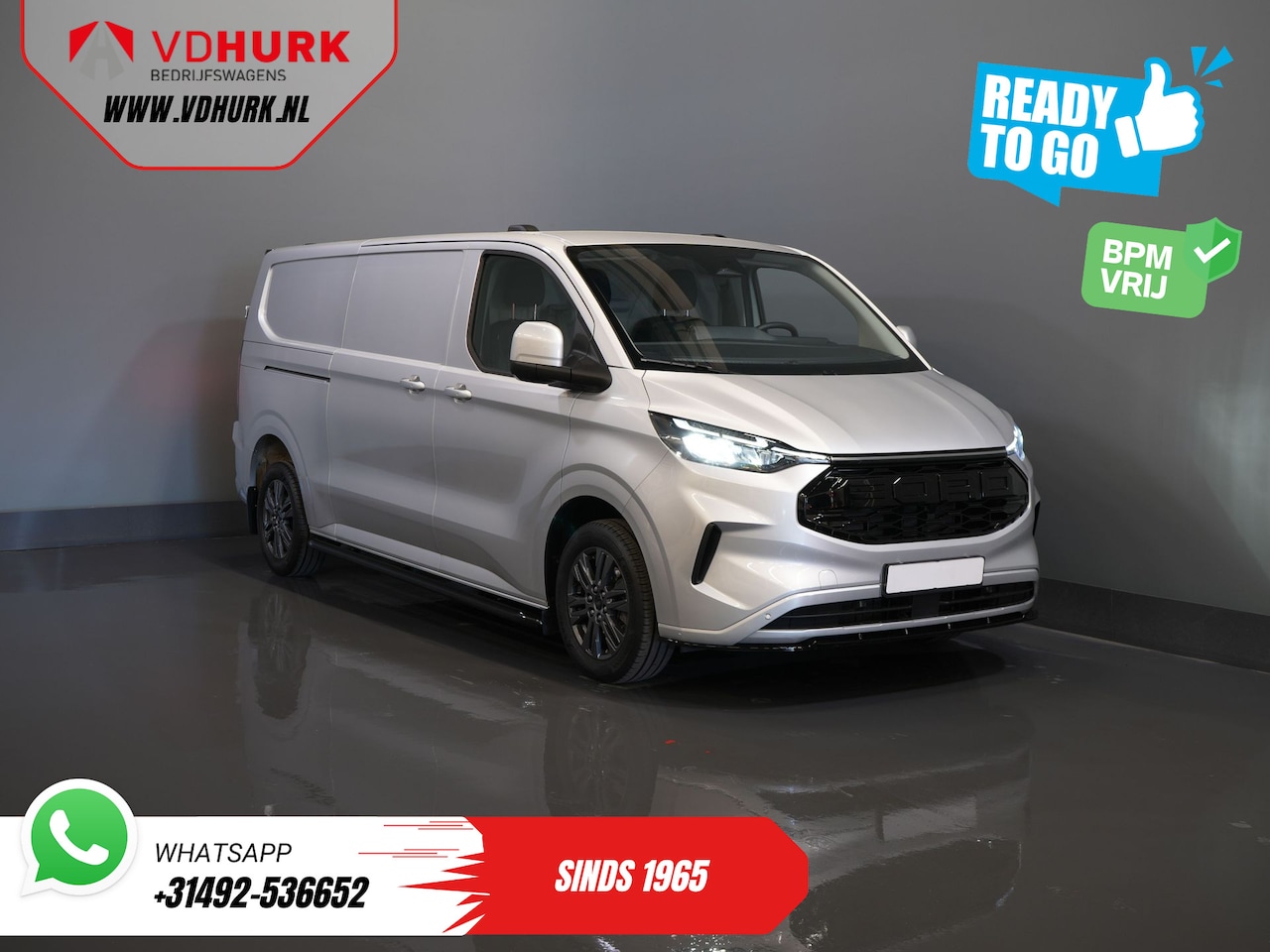 Ford Transit Custom - 320 2.0 TDCI 136 pk L2 Limited BPM VRIJ! Garantie tot 2-2028/ Adapt.Cruise/ LED/ Raptor Gr - AutoWereld.nl