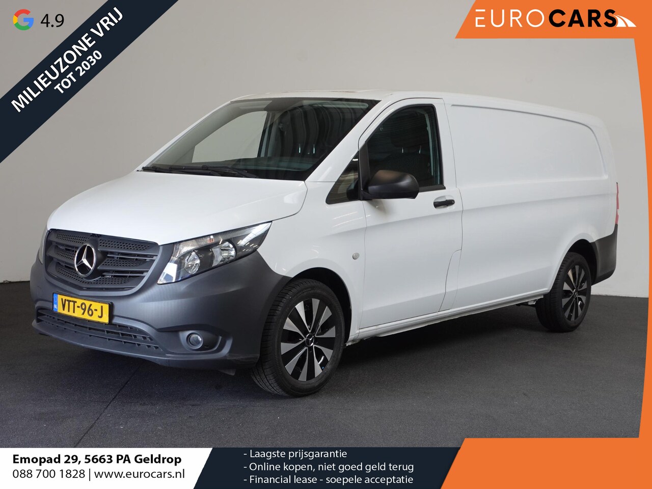 Mercedes-Benz Vito - 116 CDI L3 Extra Lang Sport Edition Airco Cruise control RWD Laadlengte 306cm - AutoWereld.nl