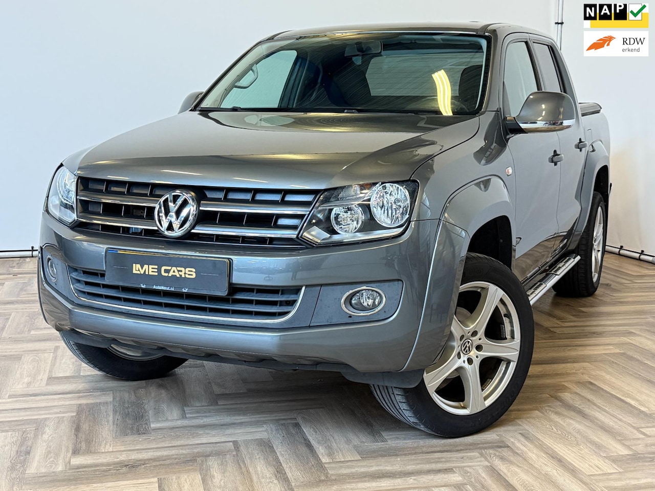Volkswagen Amarok - 2.0 TDI Plus Highline BlueMotion 2.0 TDI Plus Highline BlueMotion, AUTOMAAT , NAP , GRIJSKENTEKEN - AutoWereld.nl
