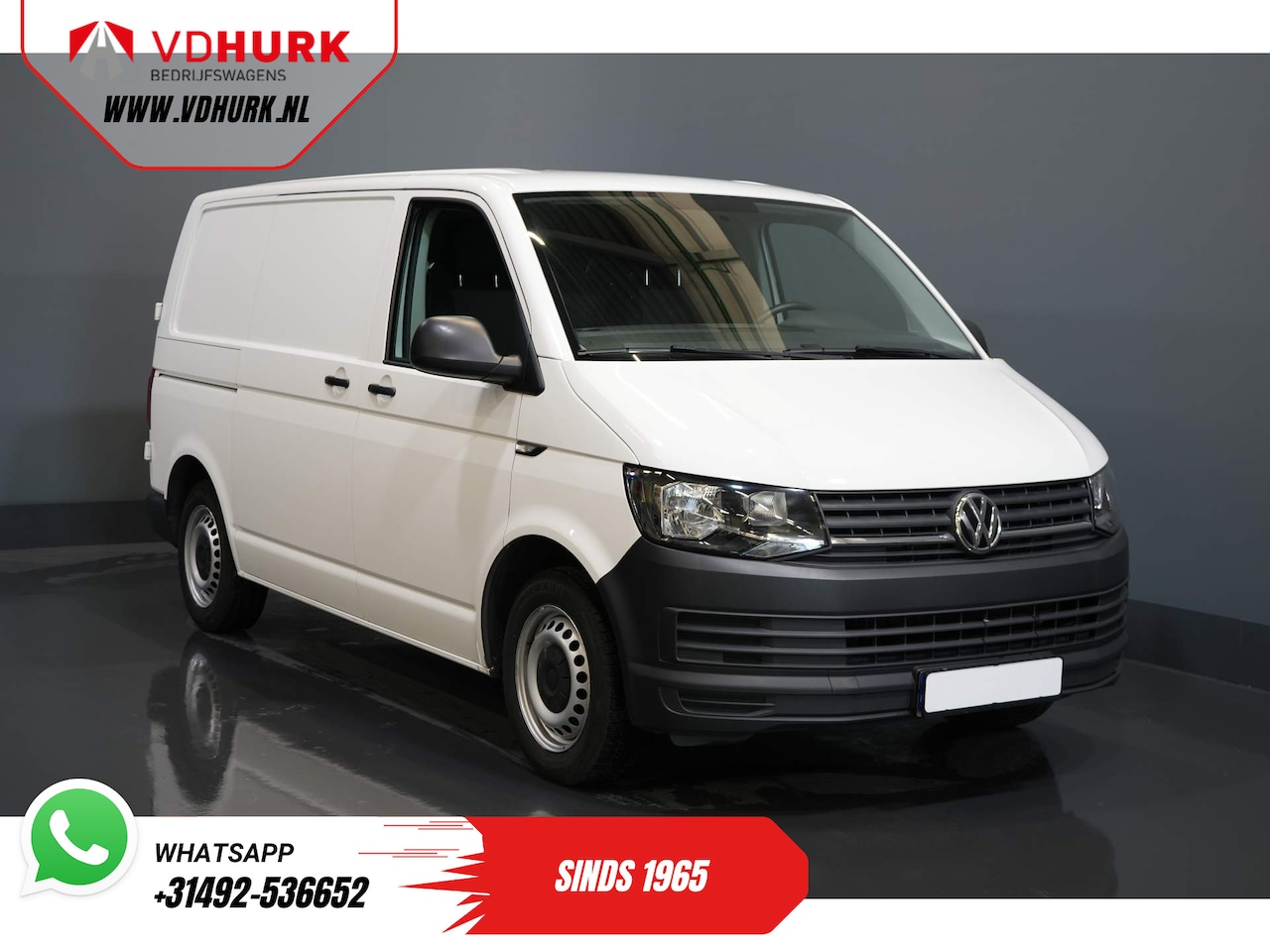 Volkswagen Transporter - 2.0 TDI 150 pk DSG Aut. (Demo) BPM VRIJ! 2.5t Trekhaak/ Airco/ Deuren - AutoWereld.nl
