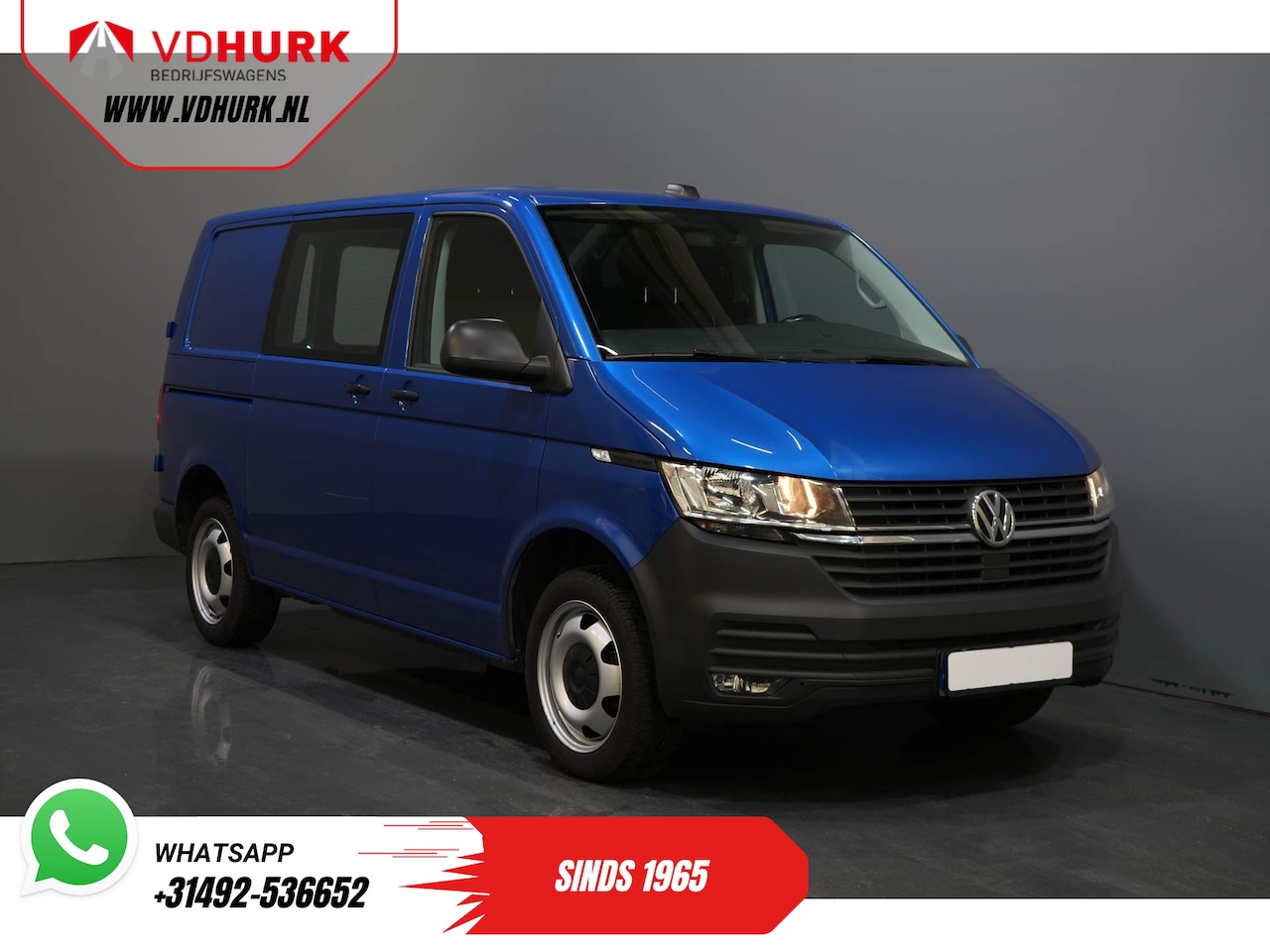Volkswagen Transporter - T6.1 2.0 TDI 150 pk DSG Aut. DEMO BPM VRIJ! Adapt. Cruise/ Stoelverw./ Carplay - AutoWereld.nl