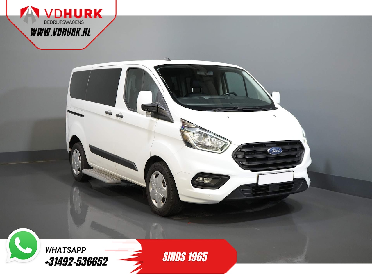 Ford Transit Custom Tourneo - 2.0 TDCI € 33.207,- incl. BTW/BPM Trend Combi/ Kombi/ 9 Persoons/ 9 P/ Cruise/ PDC/ Airco - AutoWereld.nl