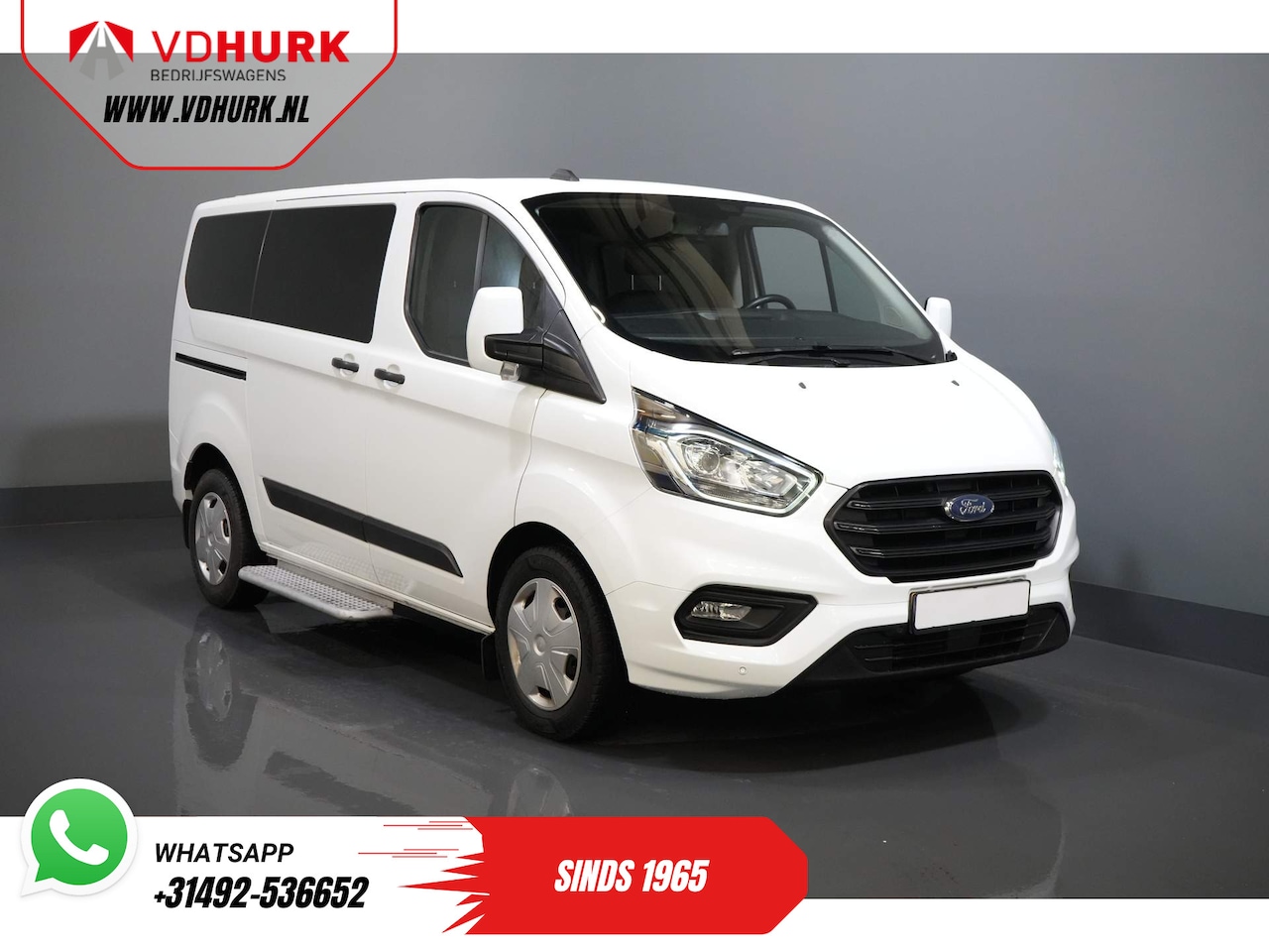 Ford Transit Custom Tourneo - 2.0 TDCI €33.207,- incl. BTW/BPM Trend Combi/ Kombi/ 9 Persoons/ 9 P/ Cruise/ PDC/ Airco - AutoWereld.nl