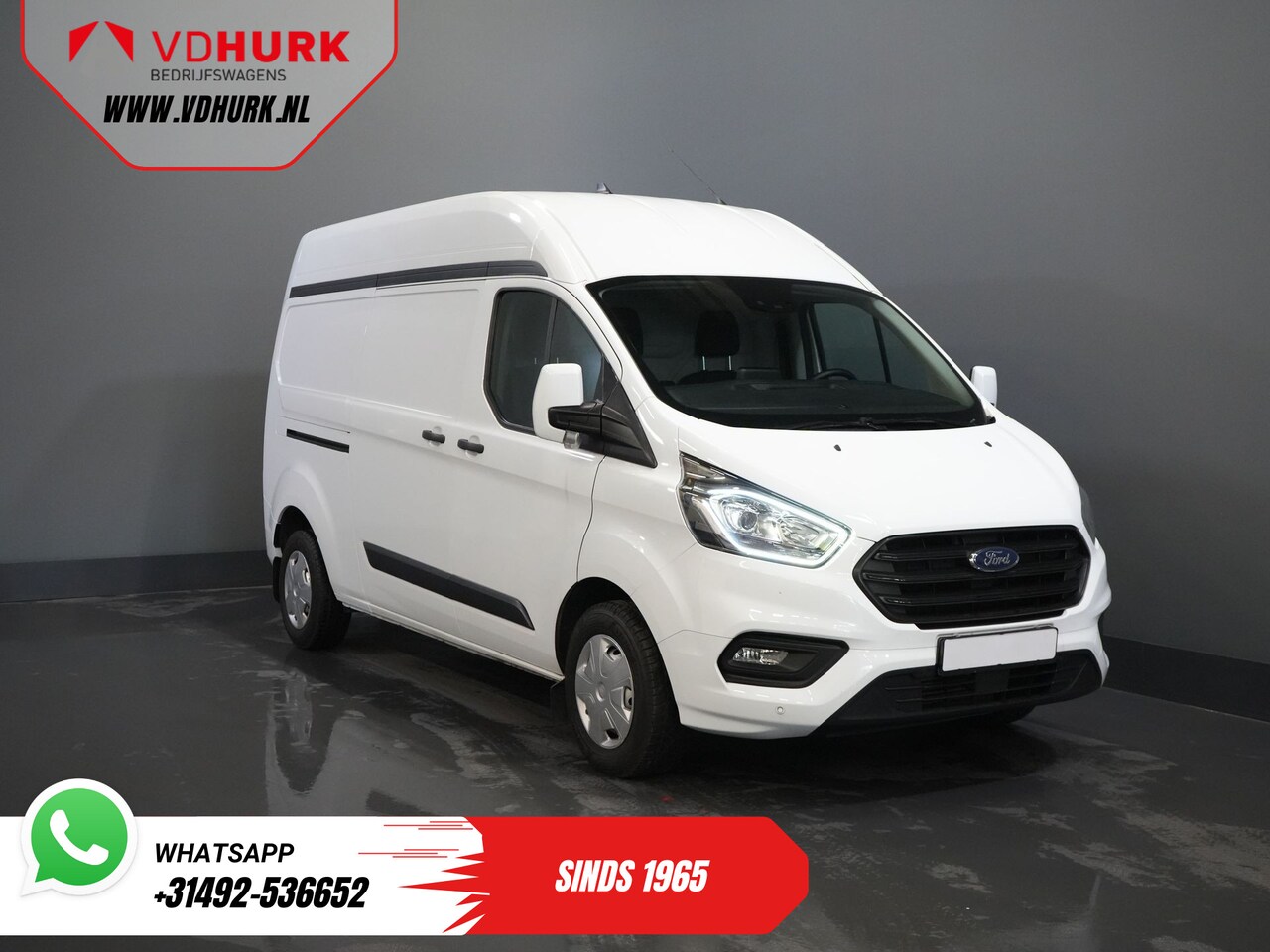 Ford Transit Custom - 2.0 TDCI 130 pk L2H2 Adapt.Cruise/ 2.8t Trekverm./ CarPlay/ Navi/ Airco/ PDC - AutoWereld.nl