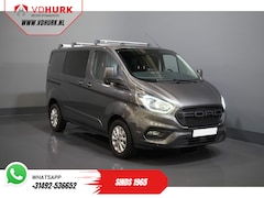 Ford Transit Custom - 2.0 TDCI 130 pk Aut. DC Dubbel Cabine Limited 2x Schuifdeur/ CarPlay/ Stoelverw./ Cruise/