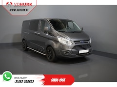 Ford Transit Custom - 2.0 TDCI 170 pk E6 Aut. L2 Limited DC Dubbel Cabine BPM VRIJ 2x Schuifdeur/ Stoelverw./ Na