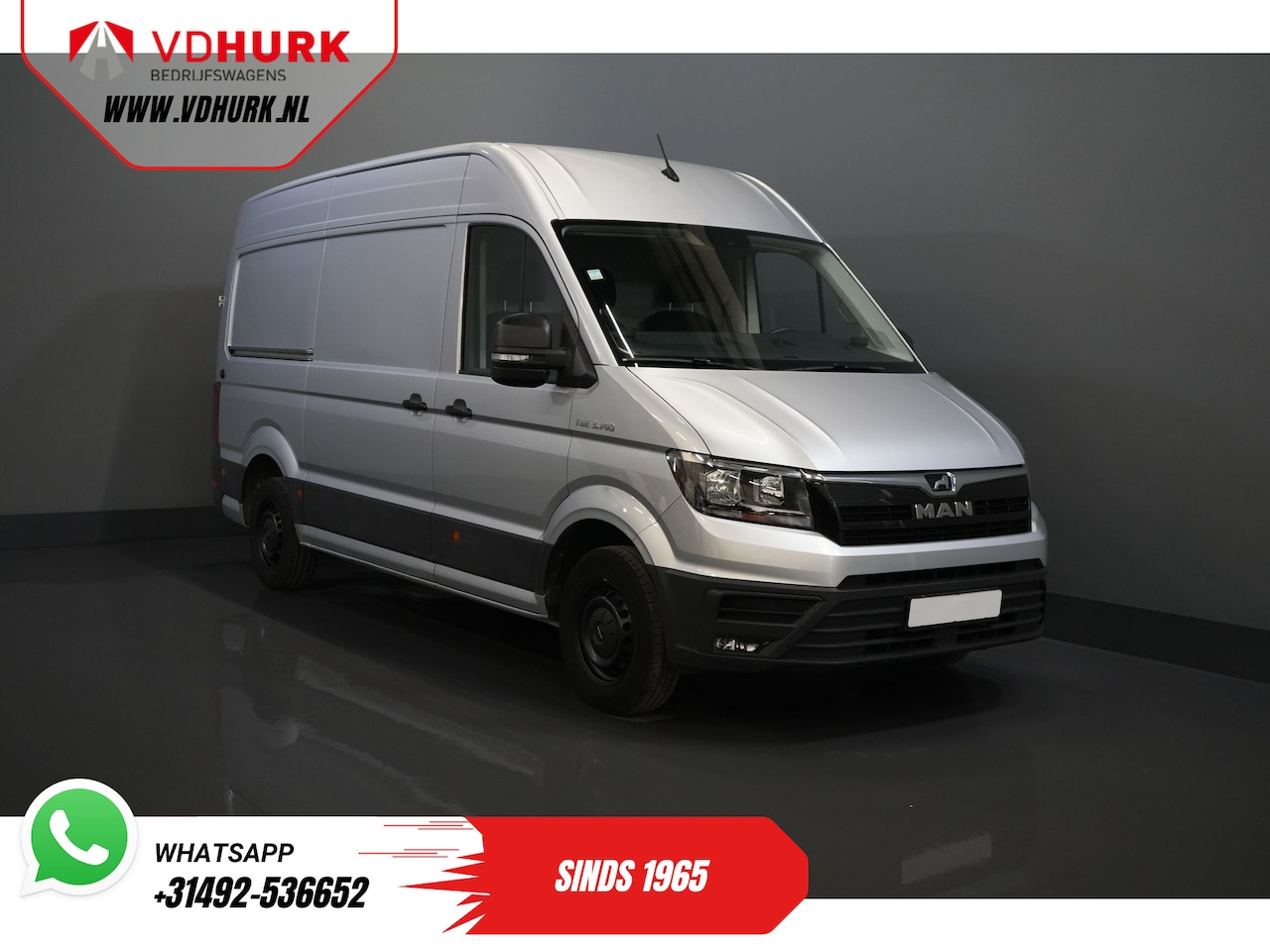 MAN TGE - 35 2.0 140 pk DSG Aut. L3H3 Laadklep/ 270Gr. deuren/ Gev.stoel/ Carplay/ Camera/ Cruise - AutoWereld.nl