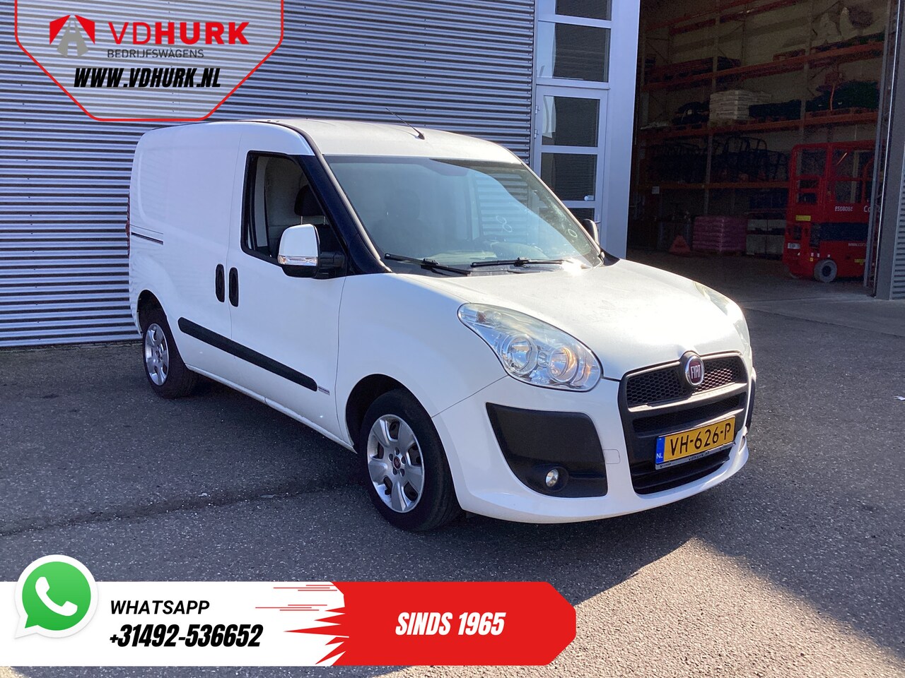 Fiat Doblò Cargo - 1.6 MJ 105 pk EXPORT ONLY Airco/ PDC/ Trekhaak - AutoWereld.nl