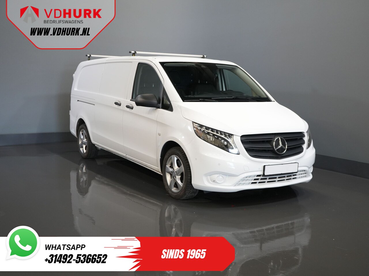 Mercedes-Benz Vito - 119 CDI L3 Aut. BPM VRIJ! LED/ Standkachel/ Stoelverw./ Carplay/ Camera/ PDC/ LMV/ Cruise/ - AutoWereld.nl