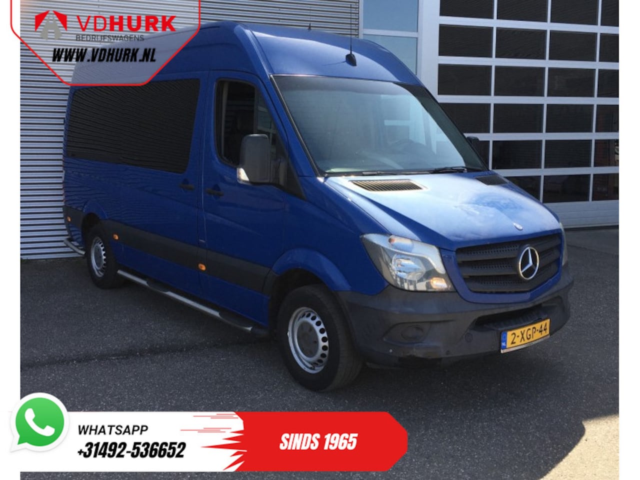 Mercedes-Benz Sprinter - 213 2.2 CDI Aut. L2H2 €11.979 Incl. BTW, BPM Vrij EXPORT ONLY Rijdt Goed/ Combi/ 9 Persoon - AutoWereld.nl