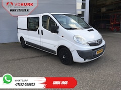 Opel Vivaro - 2.0 CDTI 115pk L2 DC Dubbel Cabine EXPORT ONLY APK 01-2026/ 6 Pers./ Airco/ Trekhaak