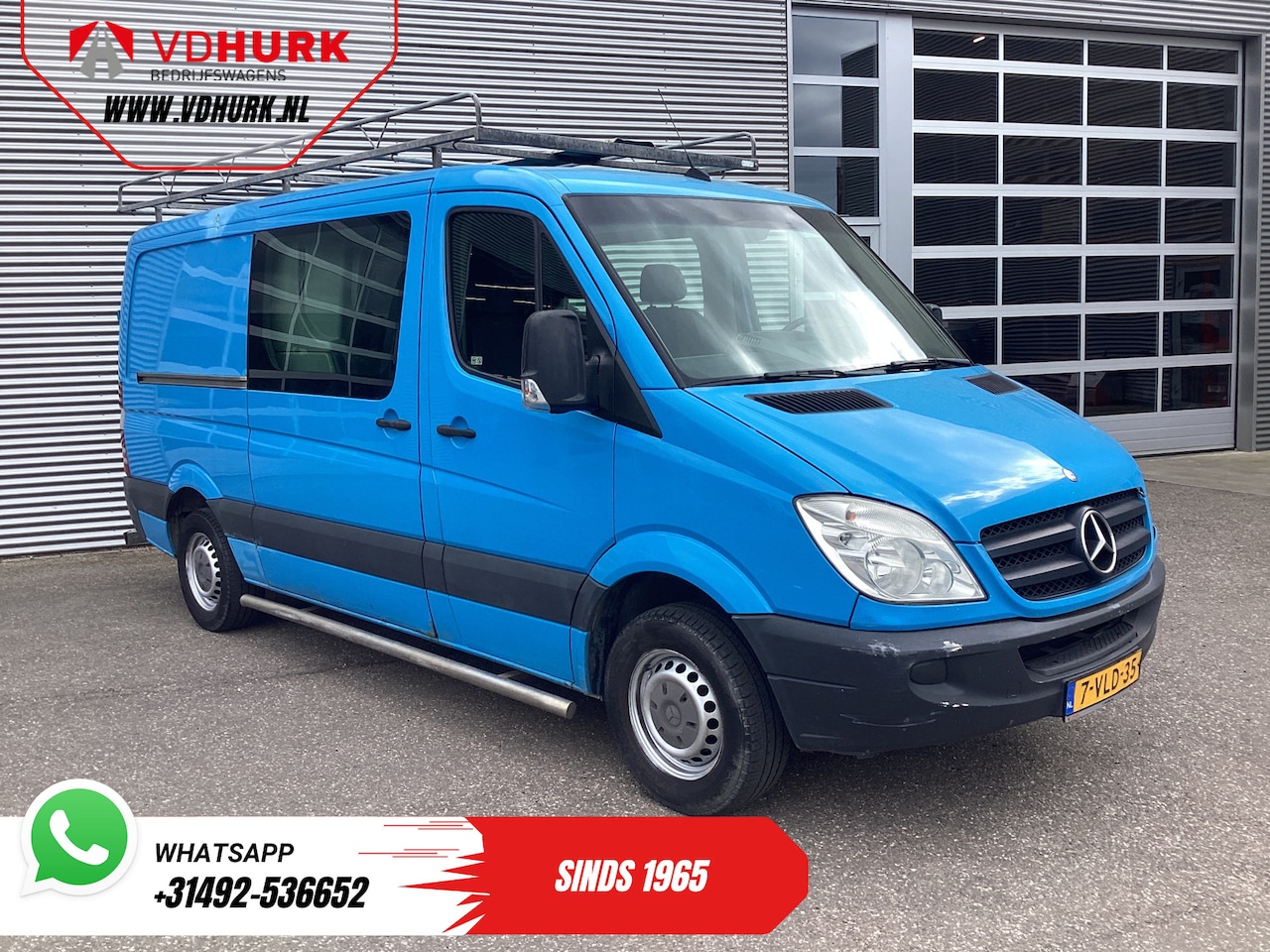 Mercedes-Benz Sprinter - 313 2.2 CDI Aut. L2 DC Dubbel Cabine EXPORT ONLY Airco/ 2.8t Trekverm./ Imperiaal & Trap/ - AutoWereld.nl