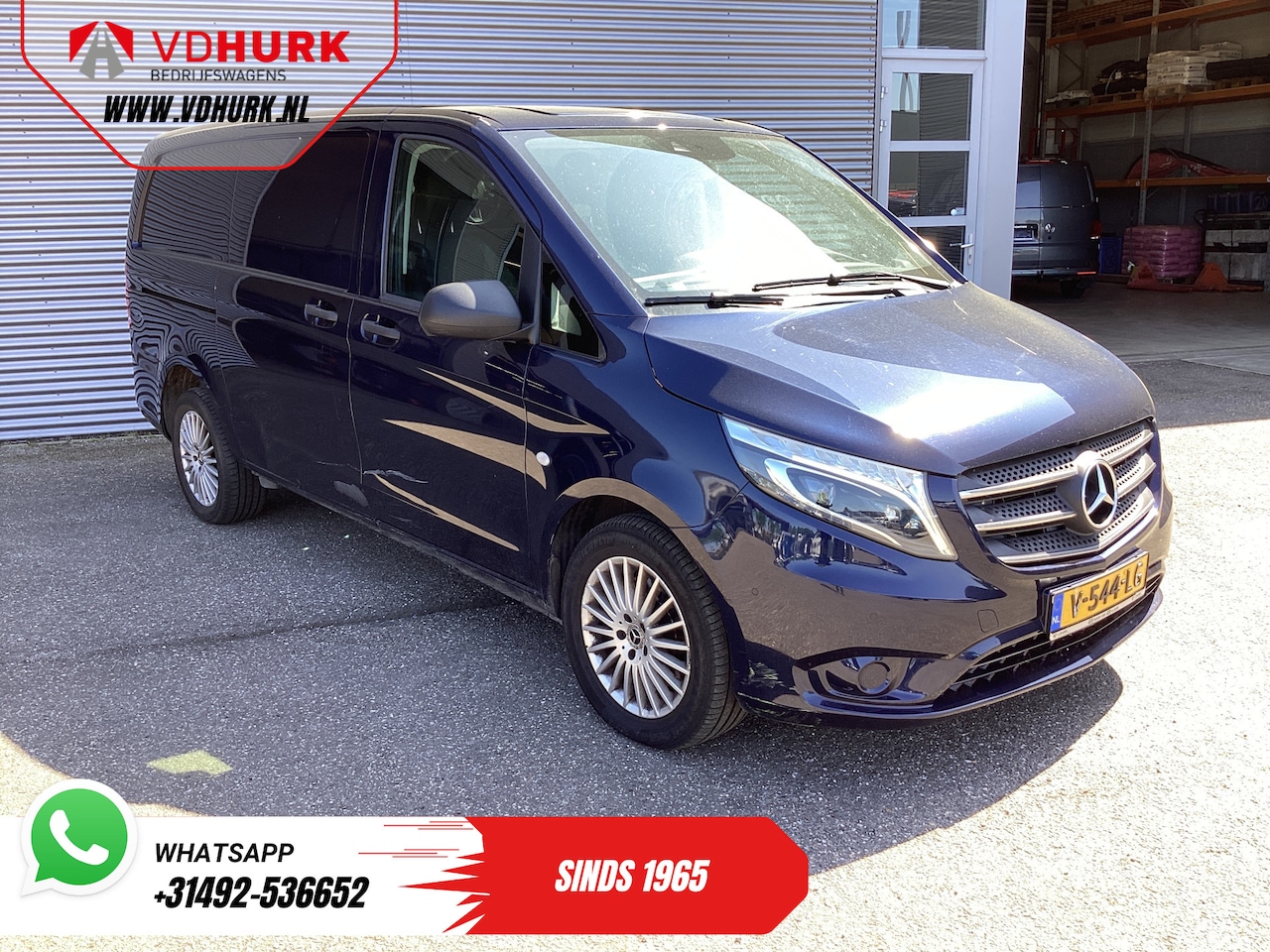 Mercedes-Benz Vito - 119 CDI L2 Aut. EXPORT ONLY 2x Schuifdeur/ Leder/ LED/ Climate/ Cruise/ Camera/ Navi/ Trek - AutoWereld.nl