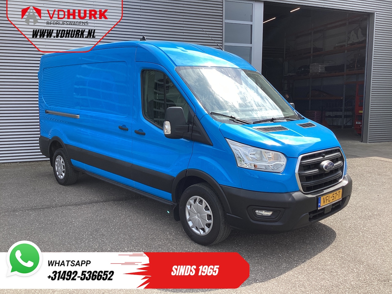 Ford Transit - 350 2.0 TDCI 130 pk L3H2 Trend EXPORT ONLY Carplay/ Stoelverw./ 2,8T Trekverm./ Trekhaak/ - AutoWereld.nl
