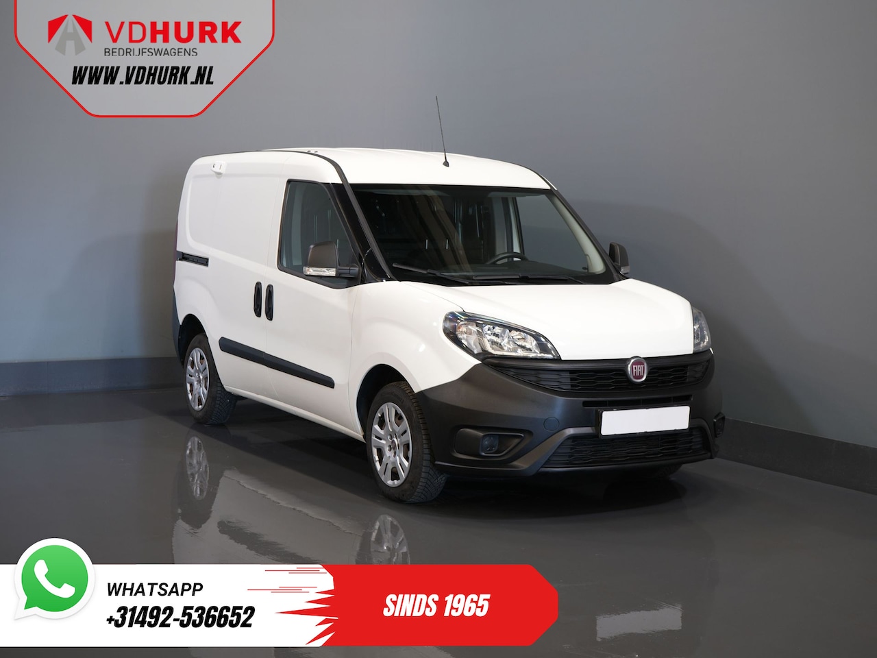 Fiat Doblò Cargo - 1.3 MJ BPM VRIJ! 7x Voorraad NL Auto/ Airco/ Bluetooth/ Betimmering - AutoWereld.nl