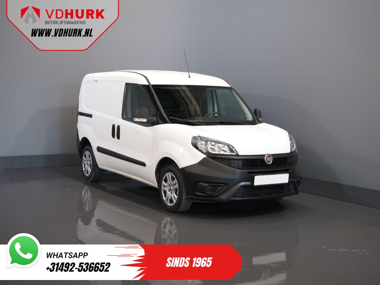 Fiat Doblò Cargo - 1.3 MJ BPM VRIJ! 7x Voorraad NL Auto/ Airco/ Bluetooth/ Betimmering - AutoWereld.nl
