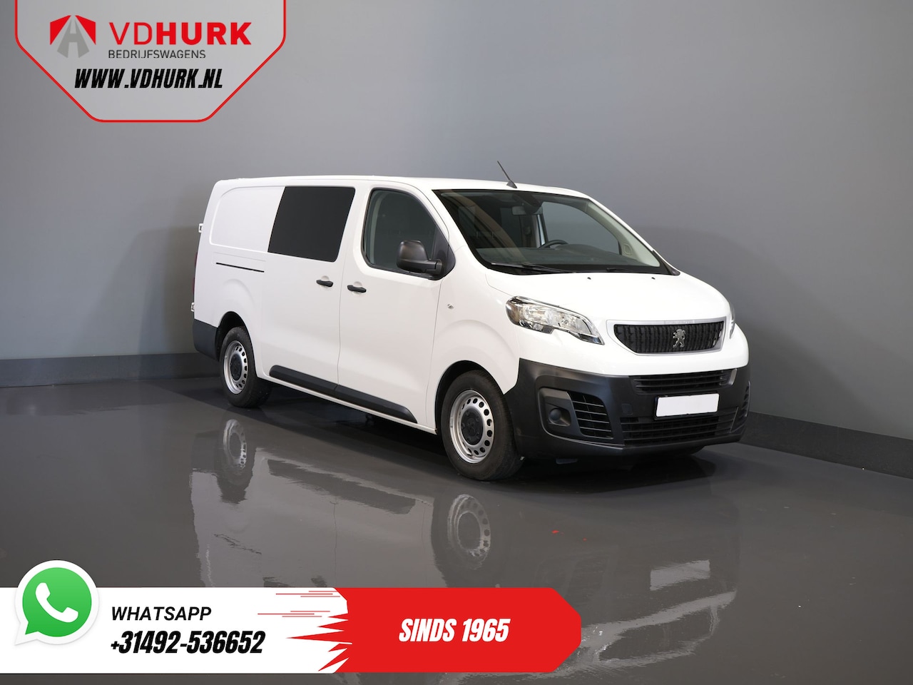 Peugeot Expert - 2.0 HDI 125 pk L3 Dubbel Cabine BPM VRIJ! DC NL Auto/ 6 Pers./ Cruise/ PDC - AutoWereld.nl