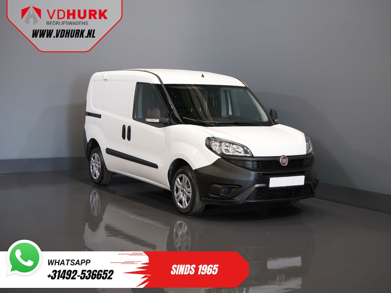 Fiat Doblò Cargo - 1.3 MJ BPM VRIJ! 7x Voorraad NL Auto/ Airco/ Bluetooth/ Betimmering - AutoWereld.nl