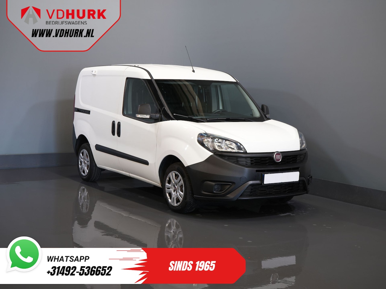 Fiat Doblò Cargo - 1.3 MJ BPM VRIJ! 7x Voorraad NL Auto/ Airco/ Bluetooth/ Betimmering - AutoWereld.nl