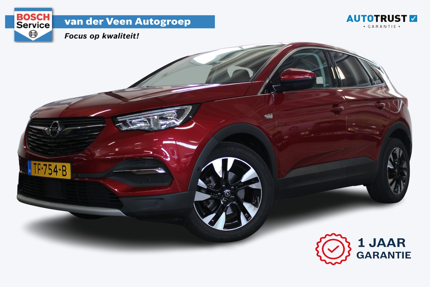 Opel Grandland X - 1.2 Turbo Business Executive | Incl. 12 maanden garantie | 1ste eigenaar | Parkeersensoren - AutoWereld.nl