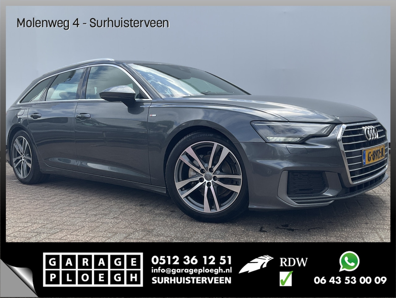 Audi A6 Avant - 40 TDI Sport S line edition Carplay Stoelver. Trekhaak Incl.BTW - AutoWereld.nl