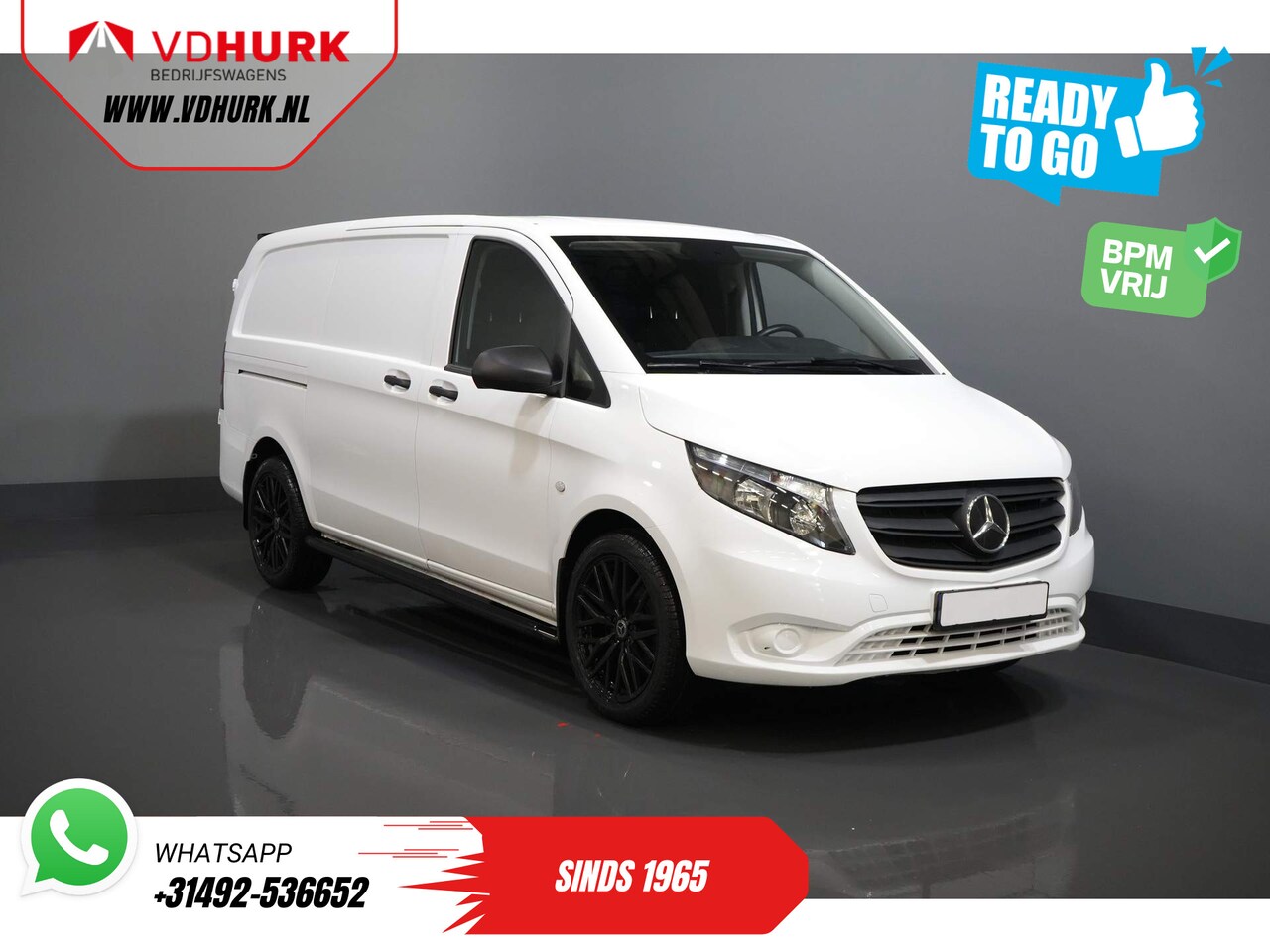 Mercedes-Benz Vito - 114 CDI Aut. L2 BPM VRIJ! Ready2Go Adapt.Cruise/ 19"LMV/ Standkachel/ Stoelverw./ Inrichti - AutoWereld.nl