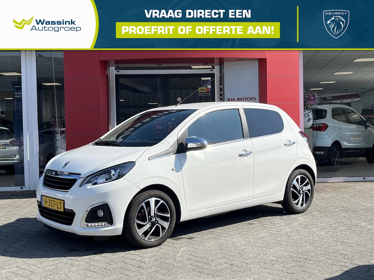 Peugeot 108 - 1.0 e-VTi 72pk 5D Allure | Airconditioning | Elektrische ramen en spiegels | Scherm met mi - AutoWereld.nl