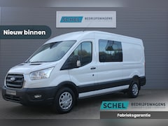 Ford Transit - 350 2.0 TDCI 165pk L3H2 Dubbel Cabine Trend 6 zits - Carplay - Trekhaak - Camera - 2800kg