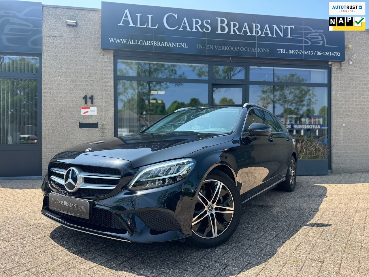 Mercedes-Benz C-klasse Estate - 180 / Virtueel / led / leder/ navi / 1e eigenaar - AutoWereld.nl