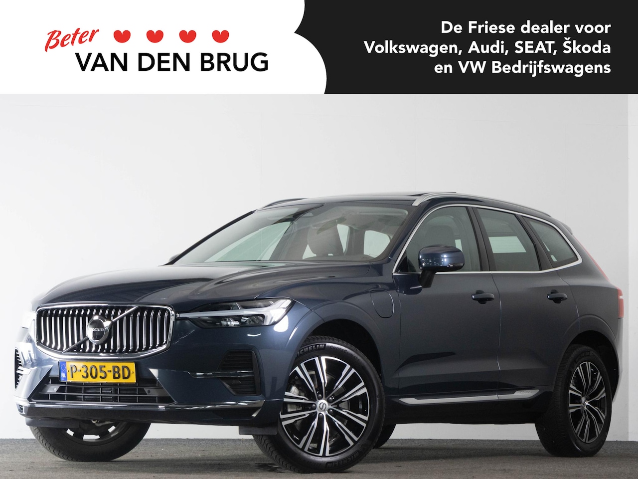 Volvo XC60 - 2.0 T6 Plug-in 350 PK hybrid AWD Inscription | LED | Leder | Stoel Koeling&Verwarming | Pa - AutoWereld.nl