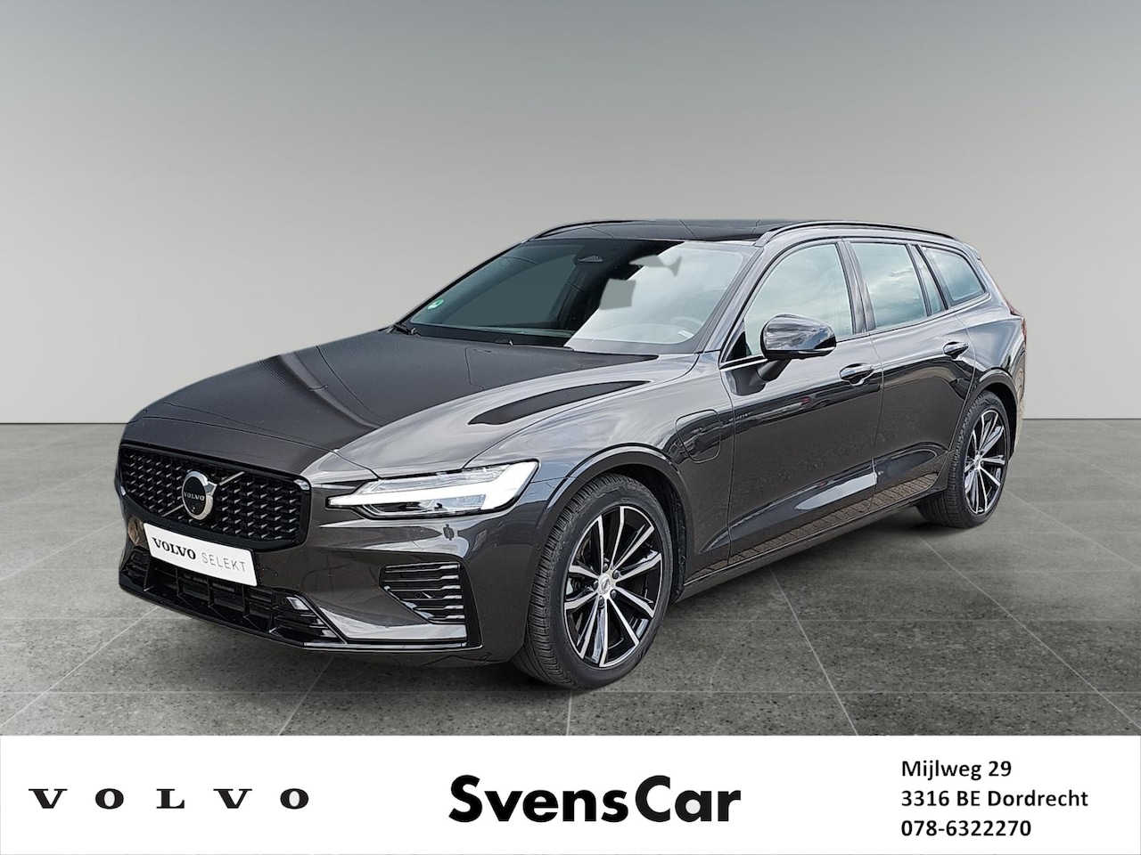 Volvo V60 - 2.0 T6 Plug-in hybrid AWD Plus Dark | Harman/Kardon Audio | 360 graden camera | Trekhaak | - AutoWereld.nl