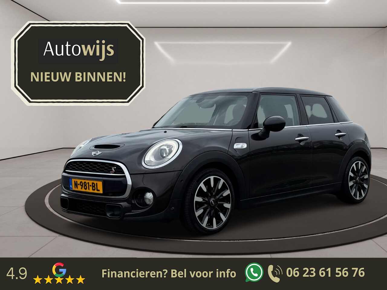 MINI Cooper S - Mini 2.0 Chili Serious Business|Leder|Camera|Stoelverw|Led - AutoWereld.nl