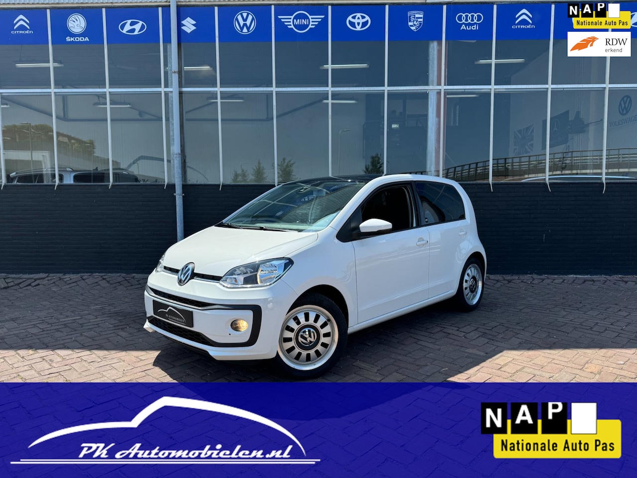 Volkswagen Up! - 1.0 High Up! Sound **CRUISE + CLIMA + STOELVERW** - AutoWereld.nl